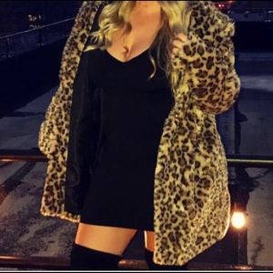 Leopard / Cheetah Faux Fur Coat